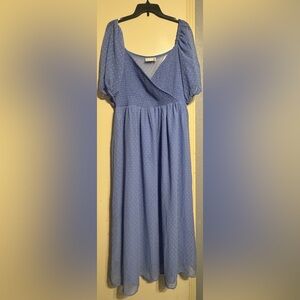 ASOS Curve Maxi Dress- Baby Blue